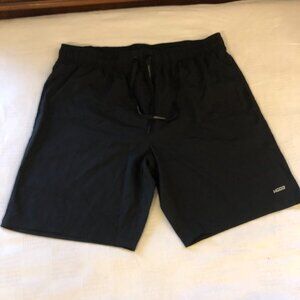 HODO Shorts Men XXL 2XL Active Board 9" Built in Brief Swimwear Trunks Black B83